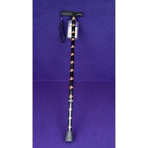 Baltimore Orioles MLB Adjustable Walking Cane Black T Handle Rubber Grip
